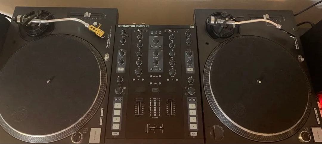 Technics ターンテーブル 2台 + DJミキサー