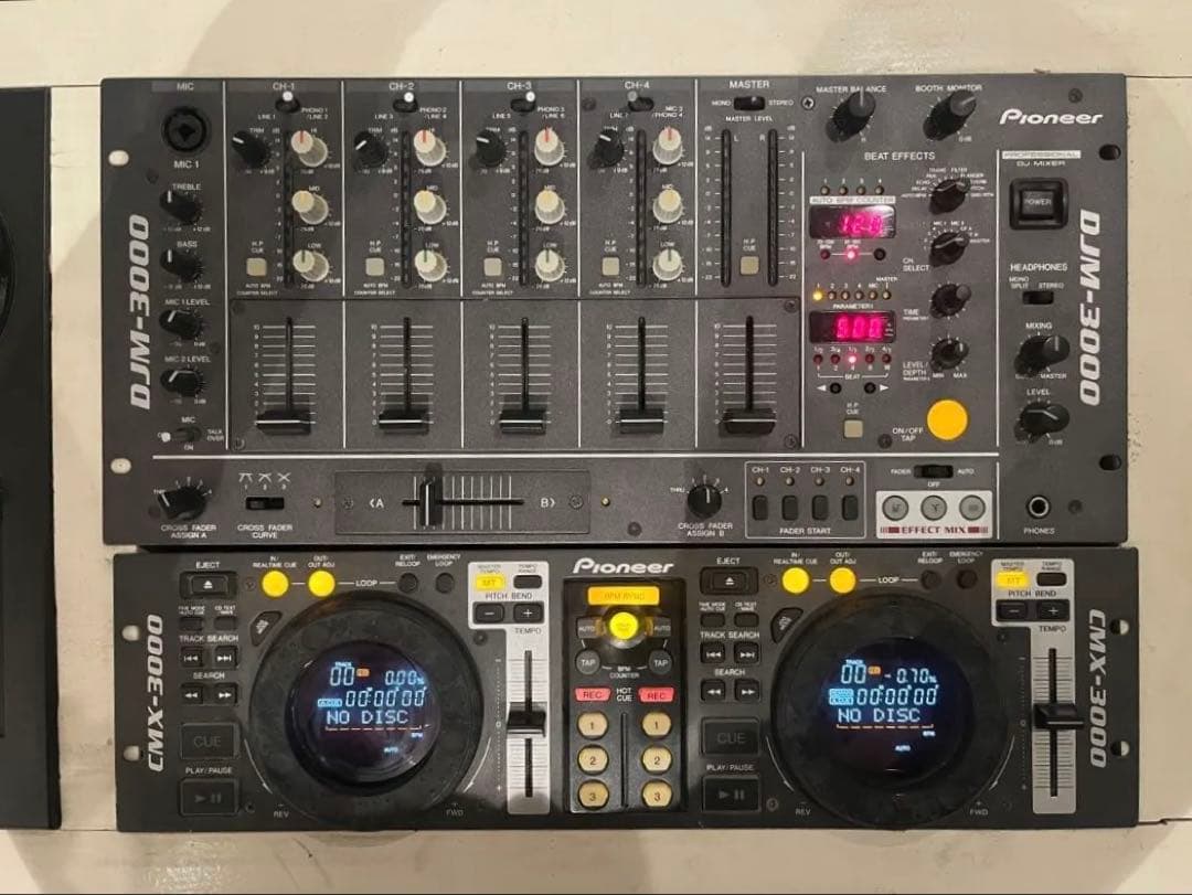 Technics ターンテーブル & Pioneer ミキサー& CDJセット