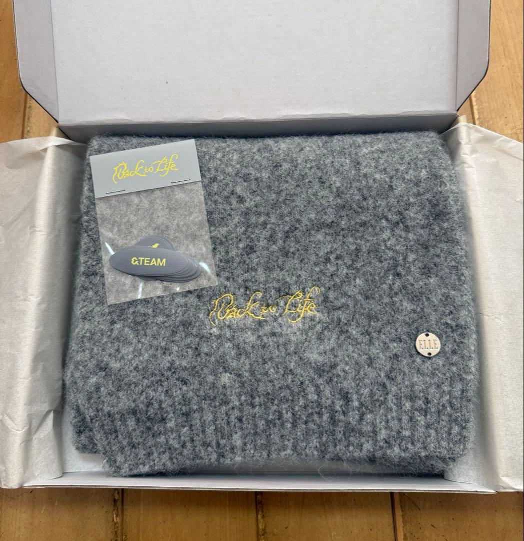 韓国　&TEAM　公式　ショーケース　ショケ　SHOW CASE　マフラー