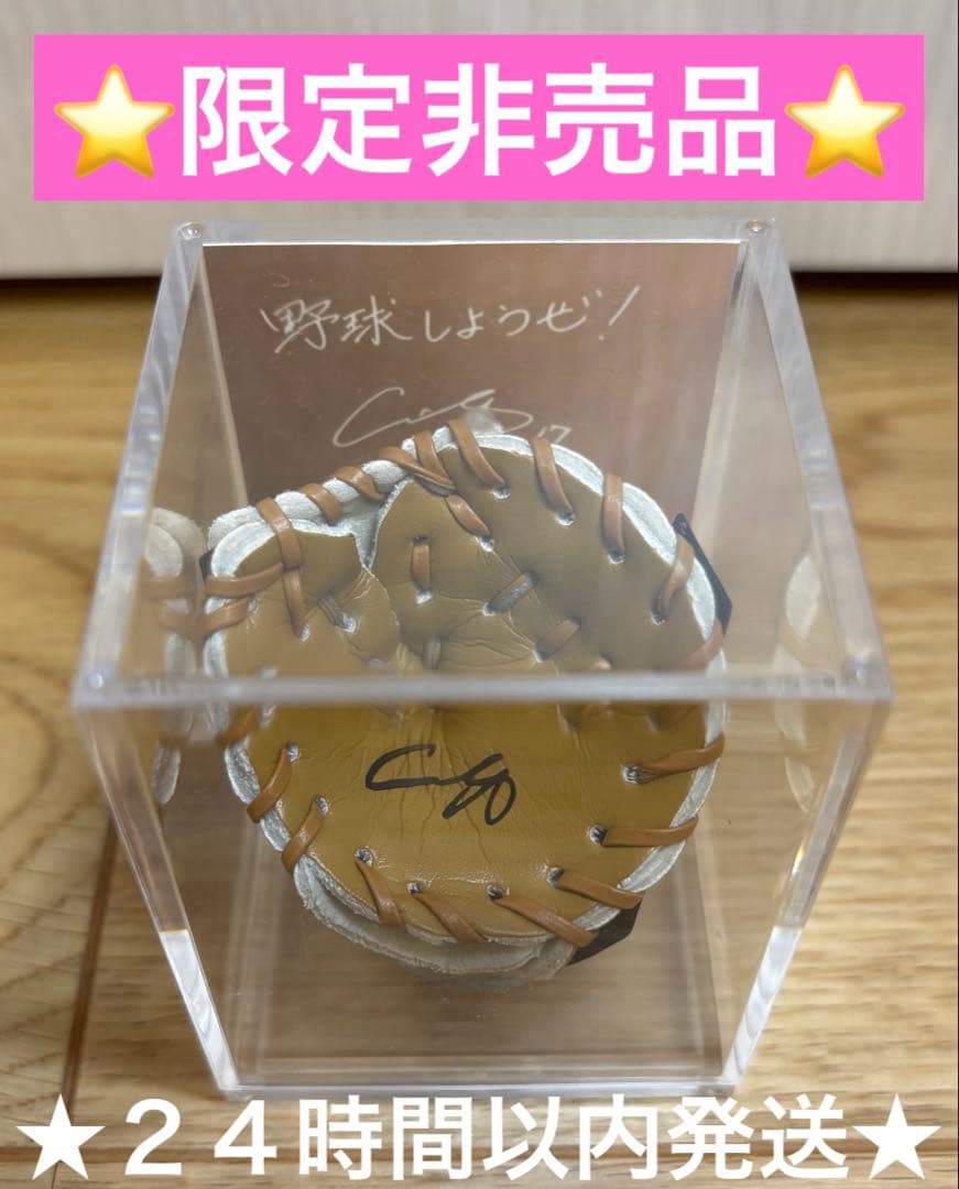 ⭐️期間限定価格⭐️【限定非売品】大谷翔平 野球しようぜ！サイングローブディスプレイ