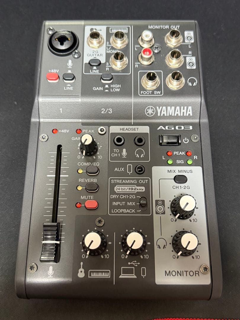 DJ機材 YAMAHA AG03 mk2