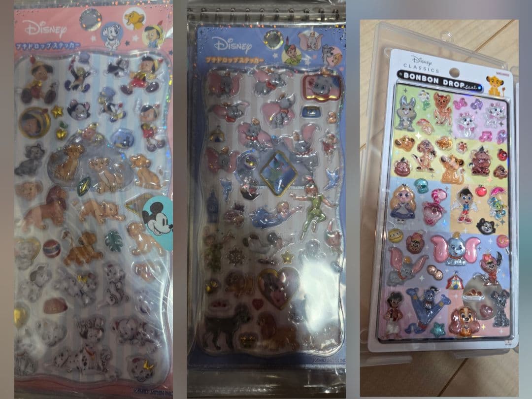 ボンボンドロップシール　プチドロップシール　クラシック３枚