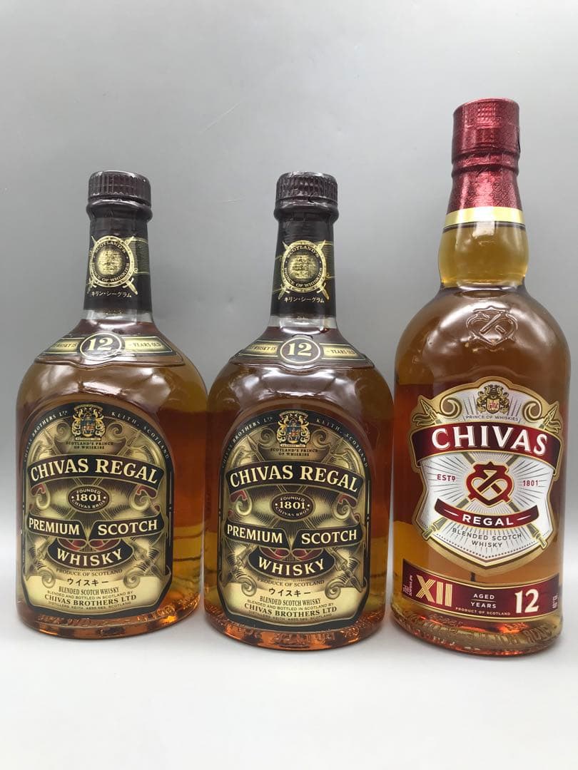 432[未開栓]CHIVAS REGAL 12年 3本セット