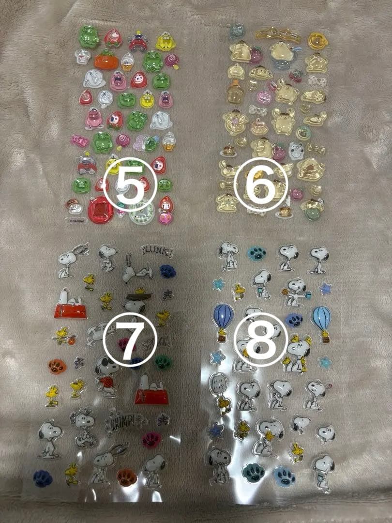 未使用立体シール44枚　A5バインダー５冊　台紙44枚　2万円超相当