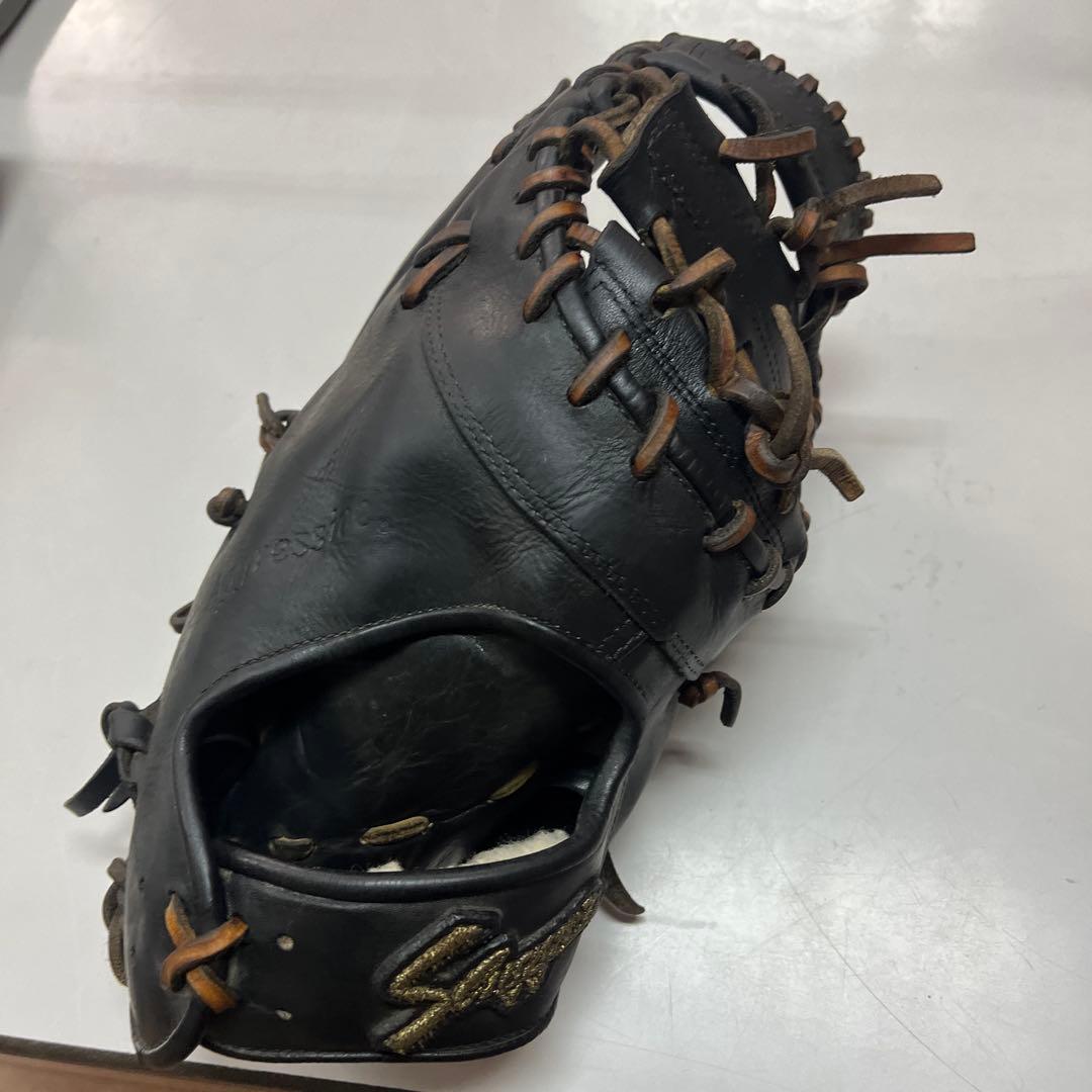 硬式野球グローブ レザー製 黒