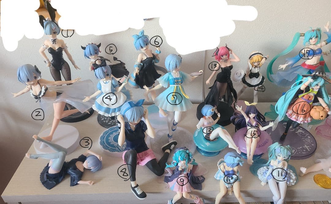 フィギュア レム 初音ミク 中野二乃 シャロ