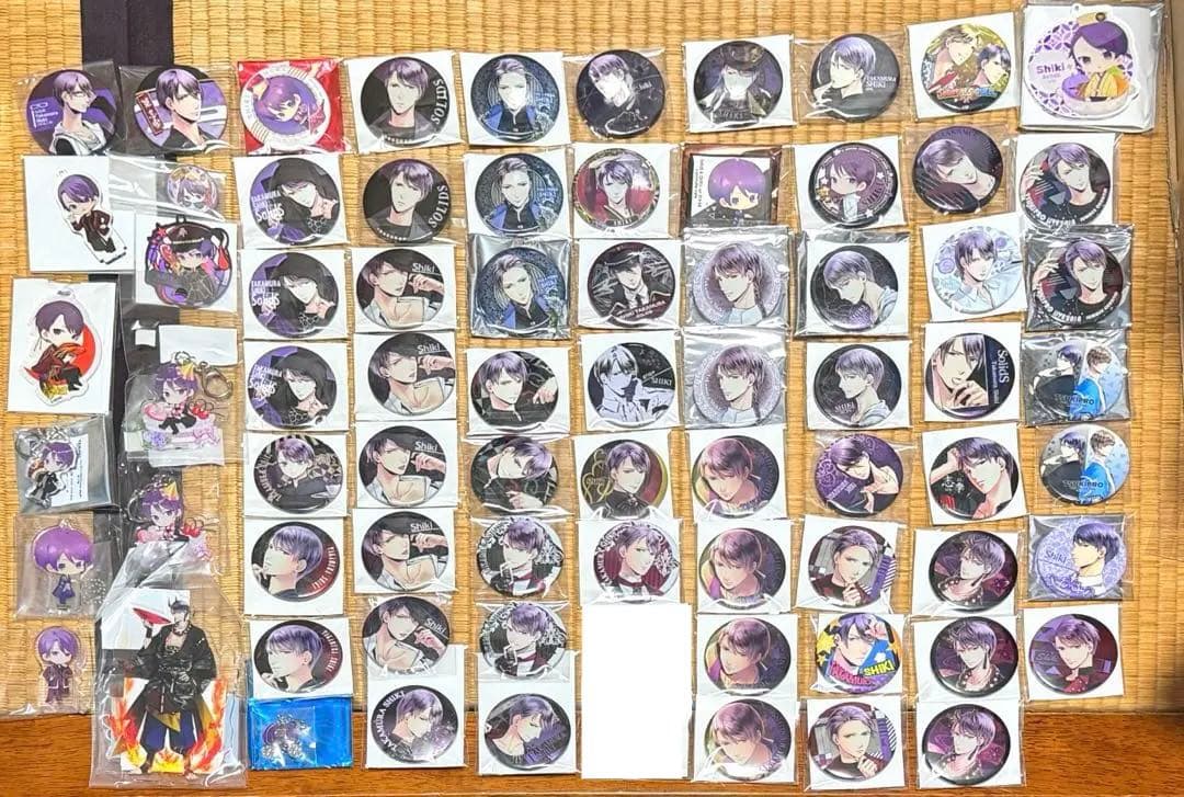 【まとめ売り】 ツキプロ SQ SolidS 篁志季 缶バッジ アクスタ