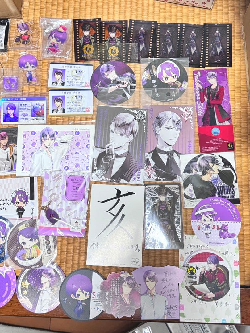 【まとめ売り】 ツキプロ SQ SolidS 篁志季 缶バッジ アクスタ