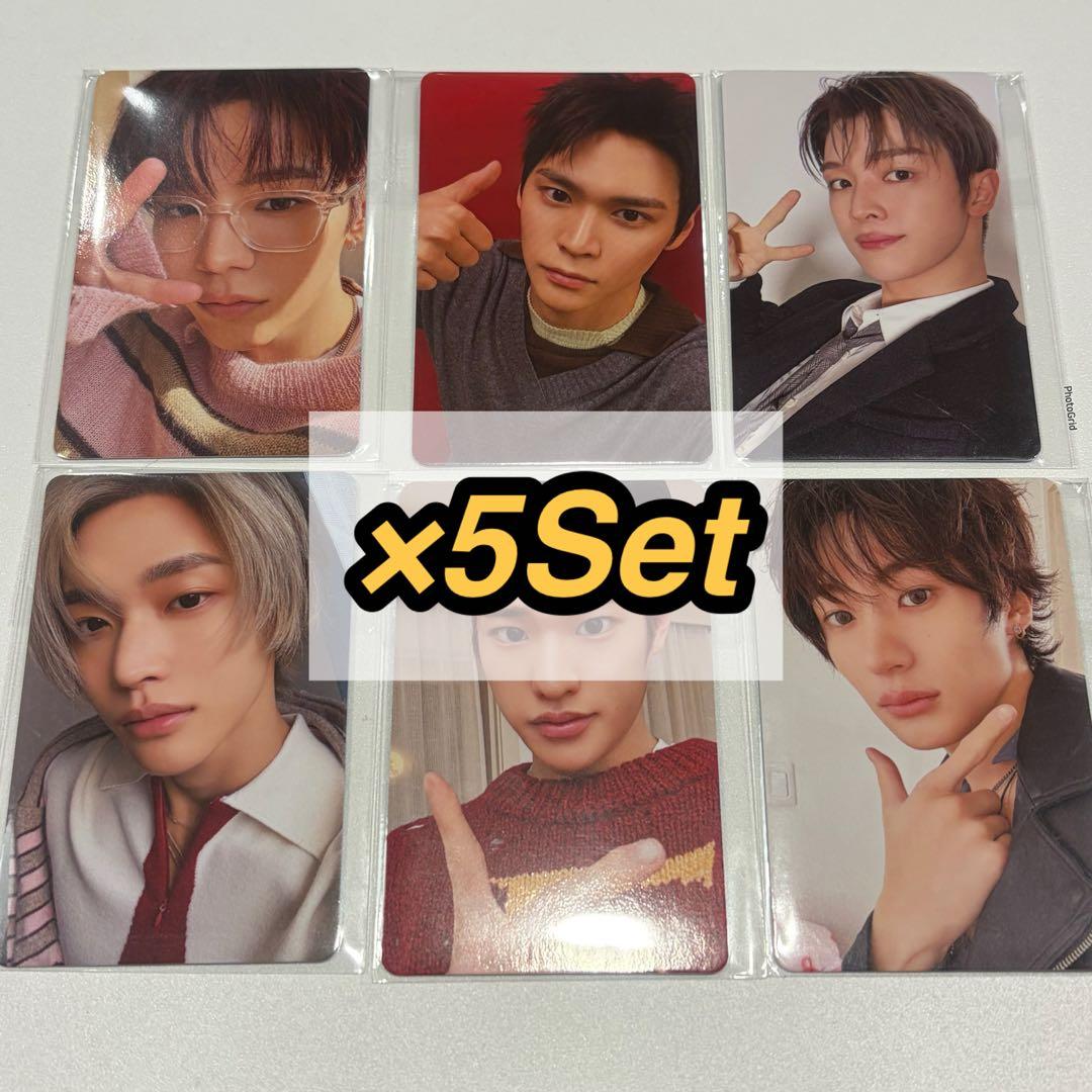 RIIZE ポップアップ 宮下パーク 6000円 購入特典 トレカ コンプ ×5