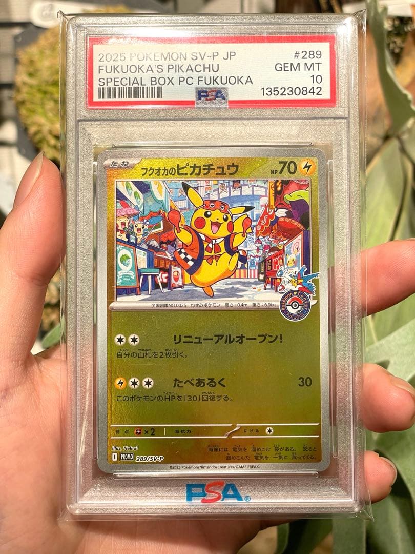 フクオカのピカチュウ PSA10