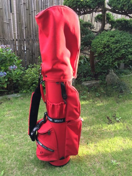 ゴルフバッグ ボール付き 赤