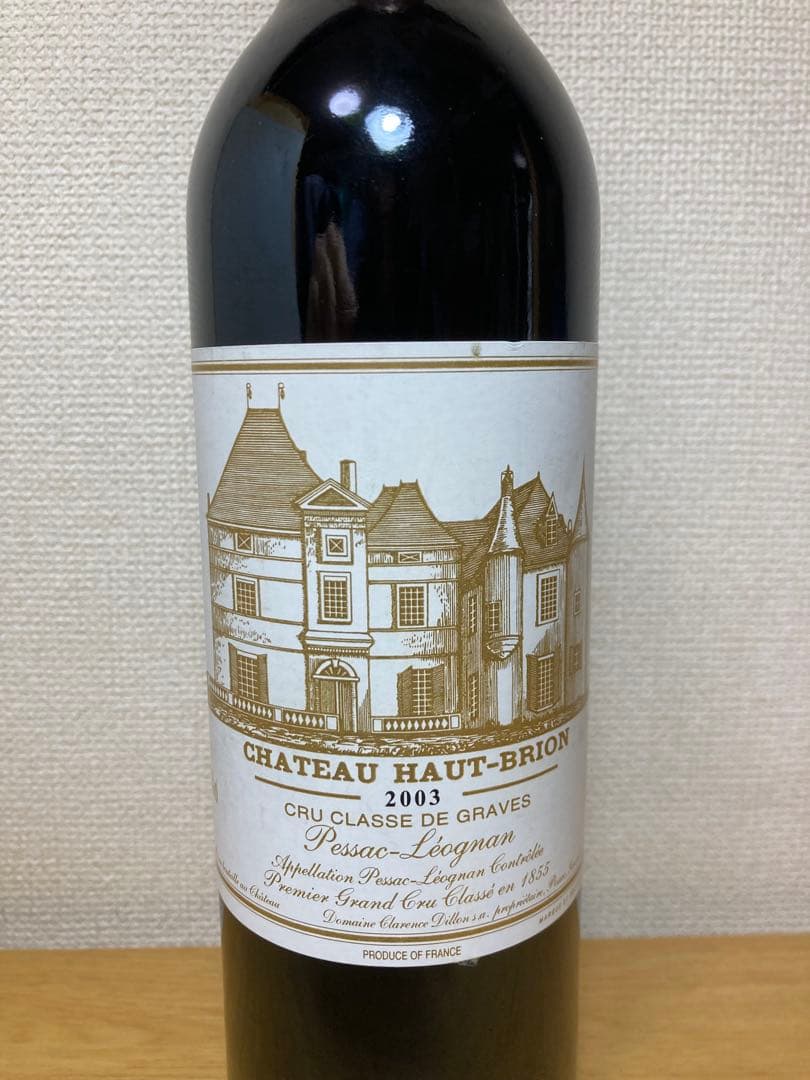 ボルドー　五大シャトー　シャトー・オーブリオン 2003 ハーフボトル
