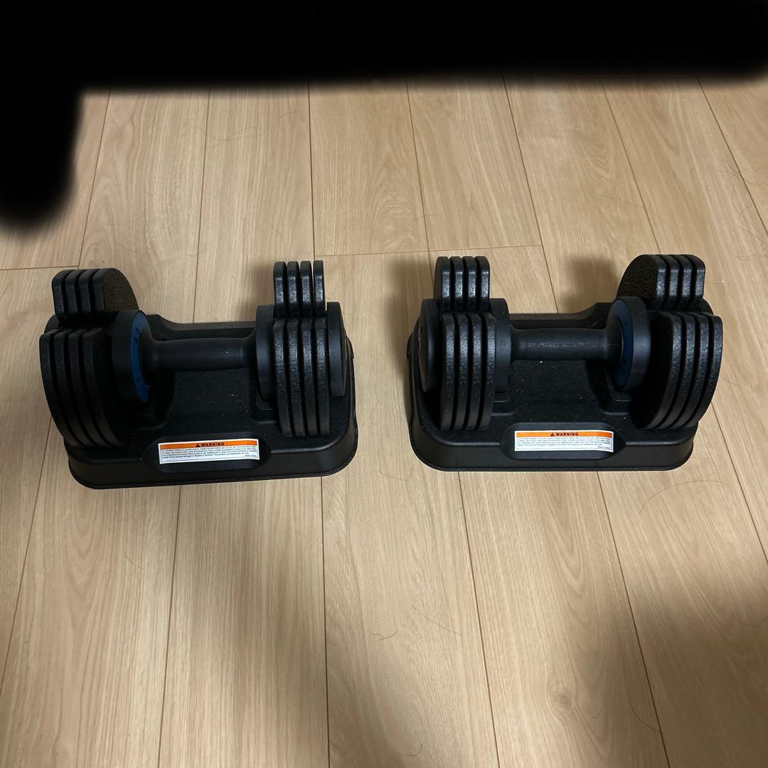 ダンベル 可変式 12kg 2個セット2~12kg 5段階調節 1秒で重量調整