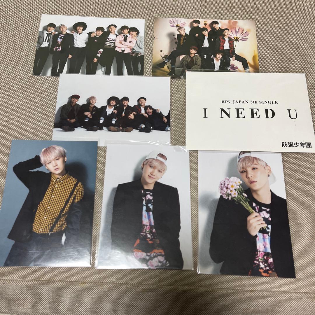 BTS 渋谷マルイ　I NEED YOU フォトセット　生写真　ユンギ　オール