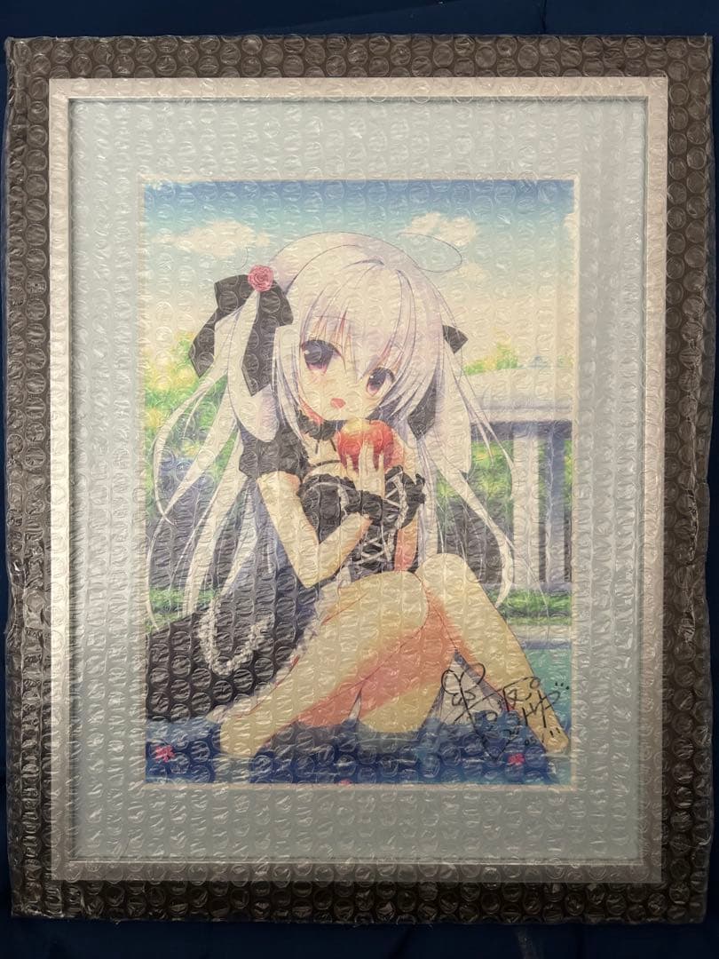 宮坂みゆ りしぇちゃん　秘蜜の庭 ジークレー版画　直筆サイン入り