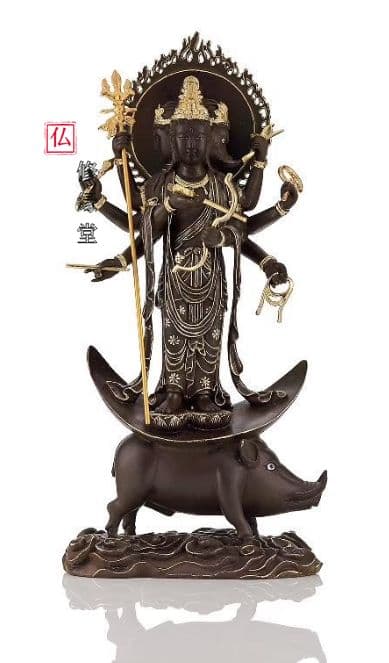 【修縁堂】真言宗 金剛降魔法器仏具 摩利支天 vajra 密教法具古美術品
