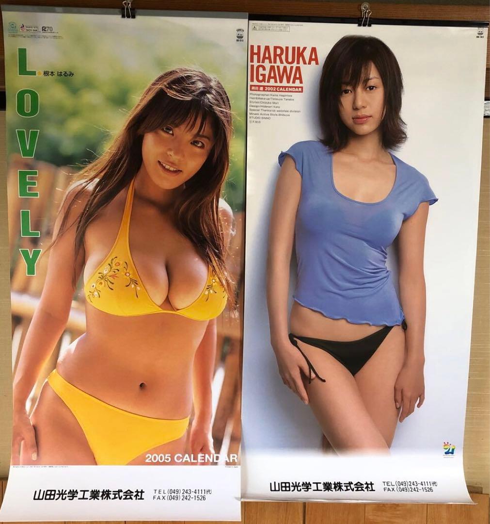 根本はるみ 2005カレンダー★井川遥2002カレンダー　セット
