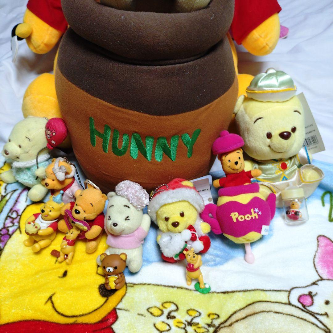 くまのプーさん ハニーポット付きぬいぐるみセットバスタオル大付き