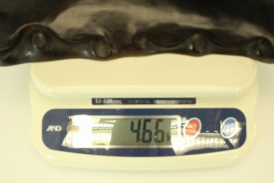 紫檀 彫刻 馬 置物 時代物(A701)