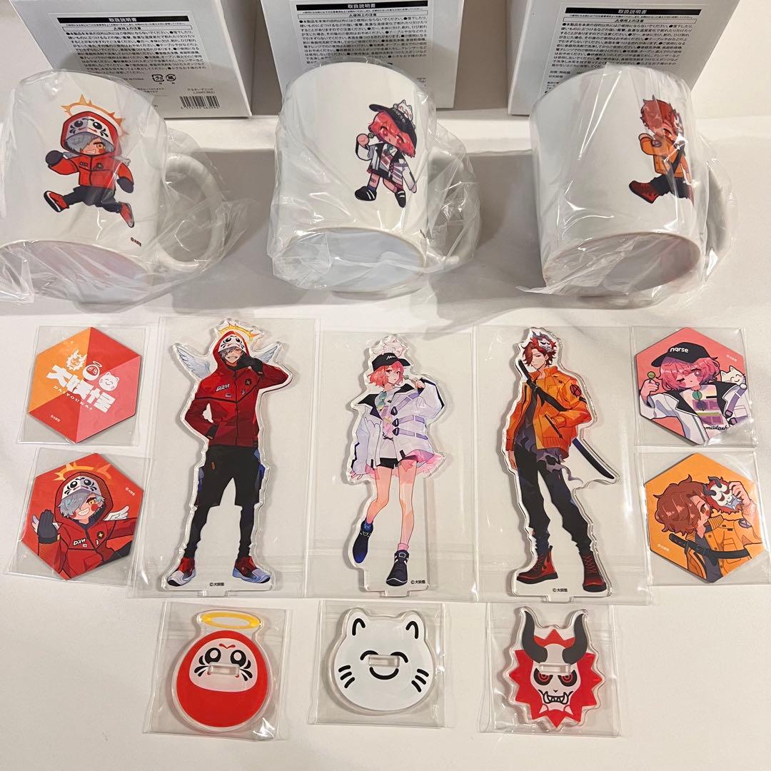 【まとめ売り】大妖怪　マグカップ　アクスタ　マグネット　だるさか　nqrse