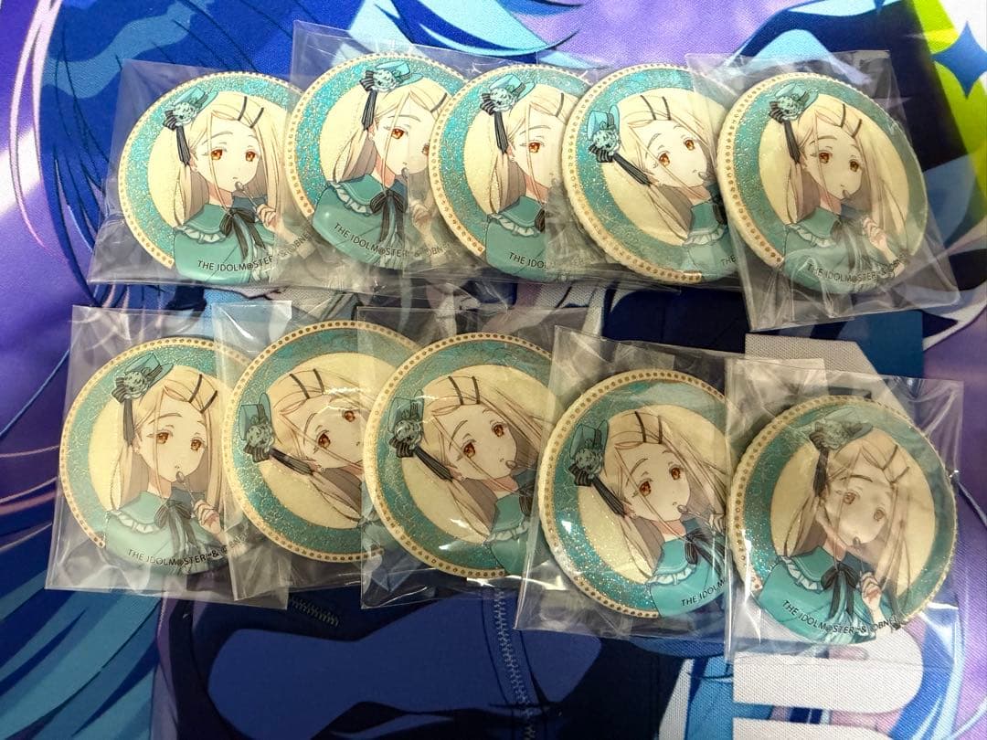 学マス 学園アイドルマスター 中外カフェ 缶バッジ　篠澤広 10個セット