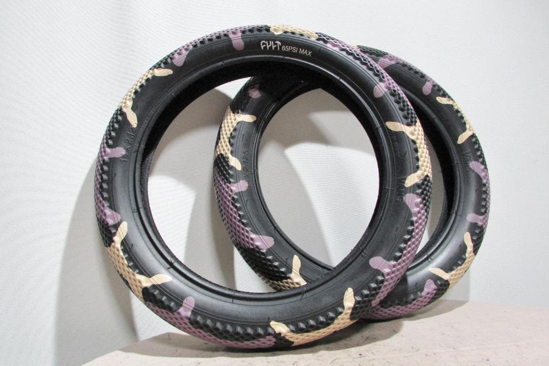 BMX タイヤ CULT × VANS Camo Tire 14\" × 2本