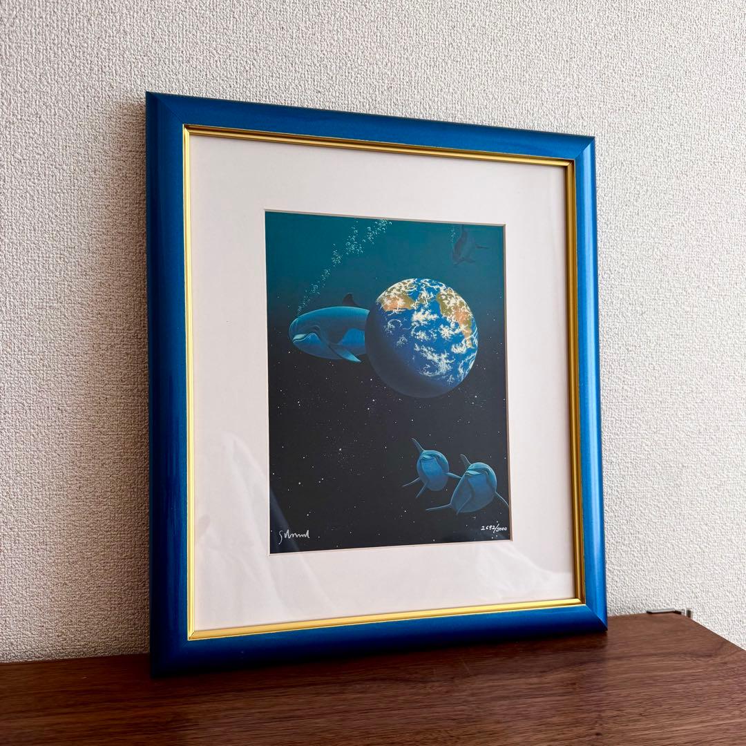 シム シメール 「ドルフィン」シルクスクリーン