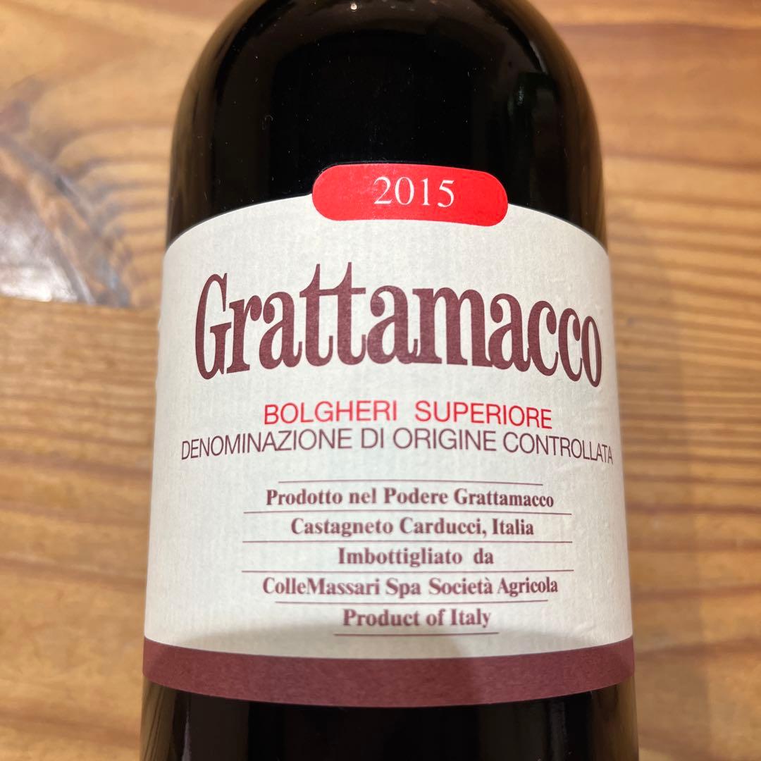グラッタマッコ ボルゲリ ロッソ スペリオーレ 2015 赤ワイン イタリア