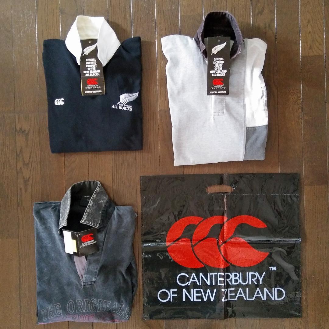 CANterbury ALL BLACKS ラガーシャツを３着まとめて