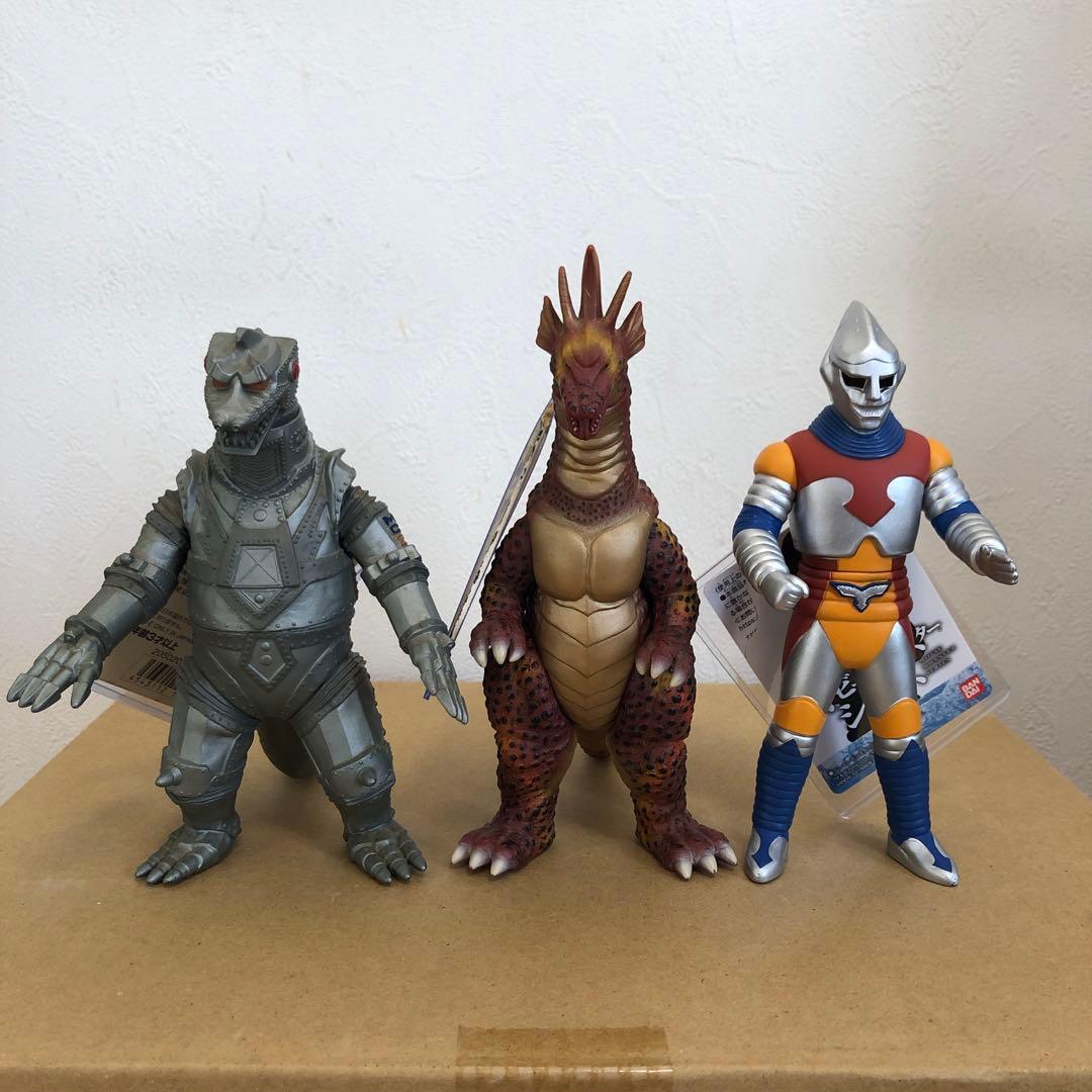 チタノザウルス.メカゴジラ.ジェットジャガーソフビセット 2002. 2021