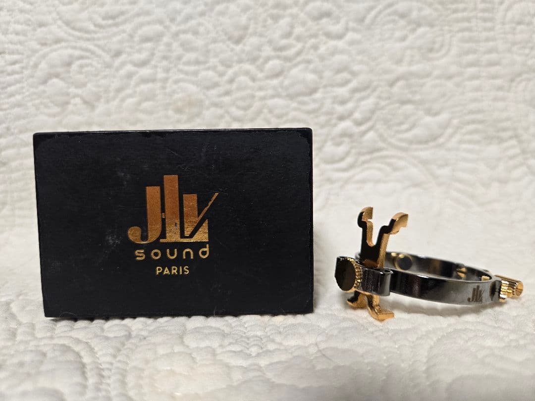 JLV バスクラリネット⁄バリトンサックス リガチャー　プラチナ