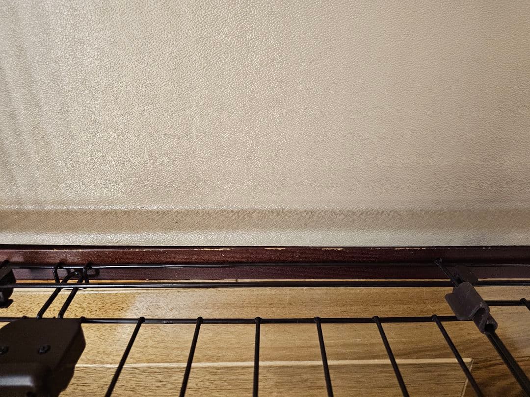 ペティオ 犬用金属製 犬ケージ ブラウン ワイドサイズ