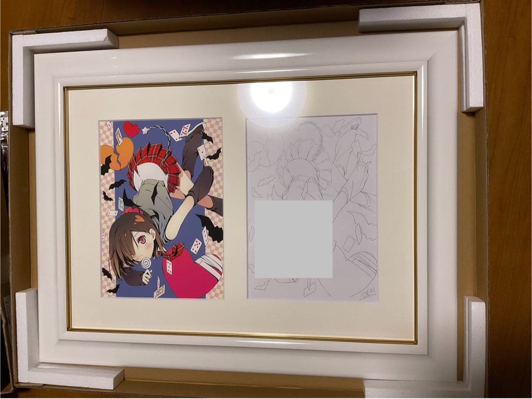 カントク　5年目の放課後　版画　原画