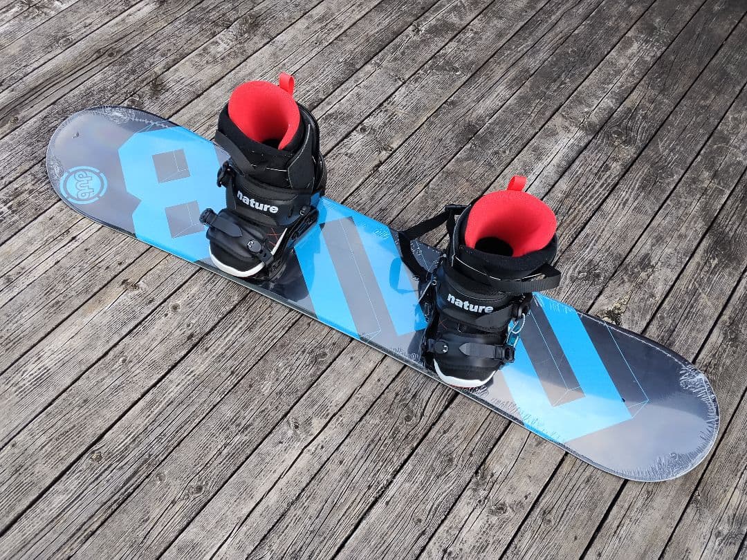 子供用 スノーボード3点セット DUB 118cm ビン BOAブーツ 21cm