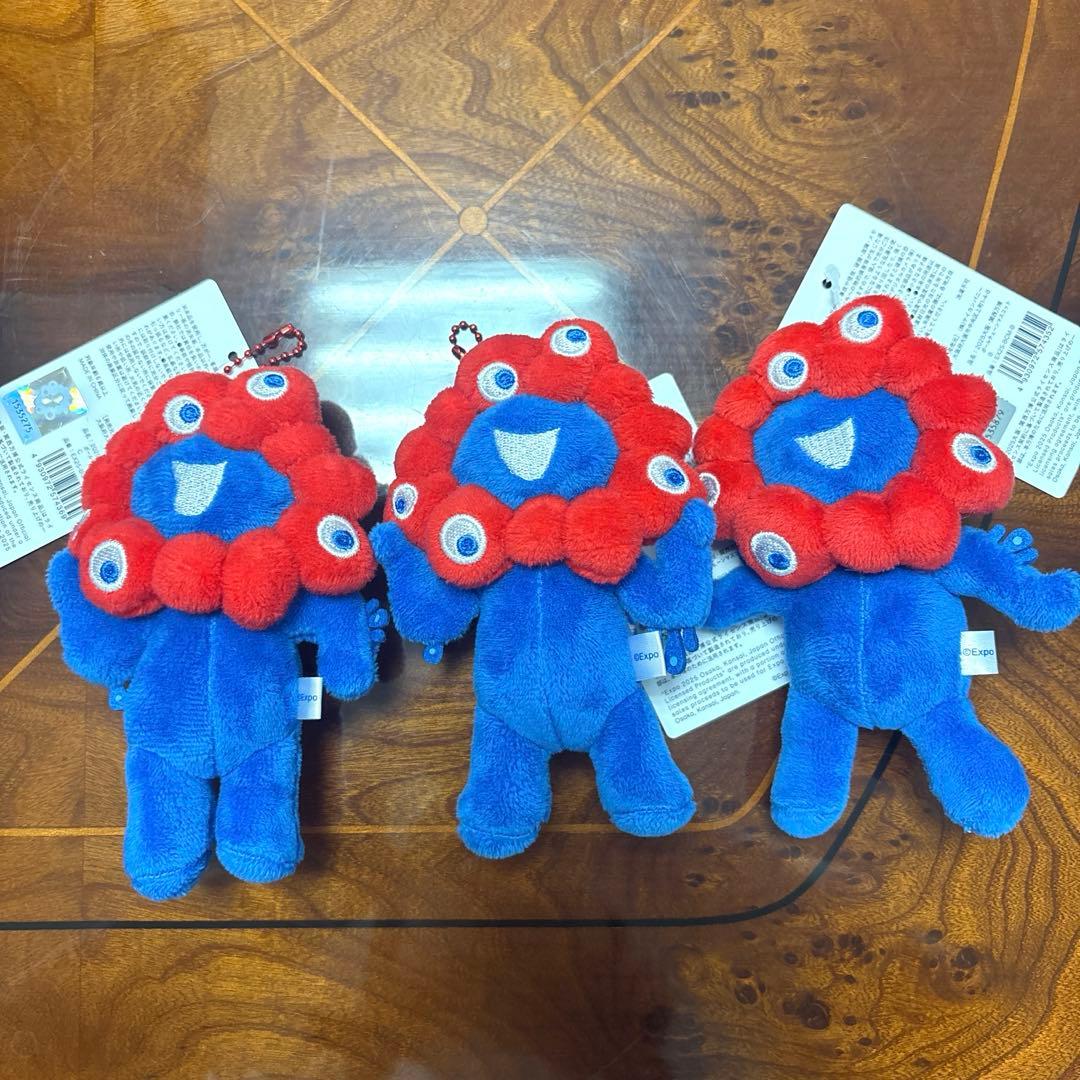 ミャクミャク ボールチェーンマスコット 3種a b c