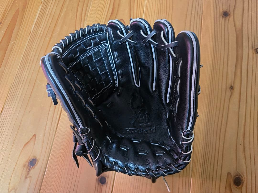 ハイゴールド 未使用 軟式グローブ 己極 内野手用右投