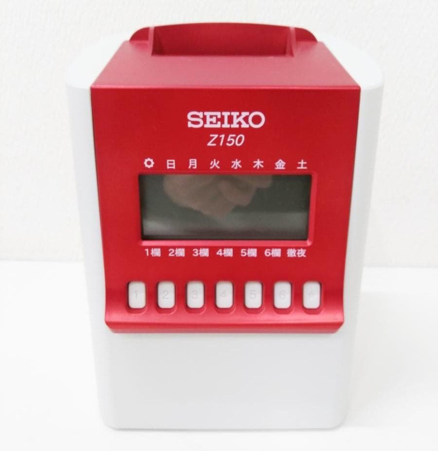 ★美品 清掃済 SEIKO タイムレコーダー Z150+ 新品カード20枚