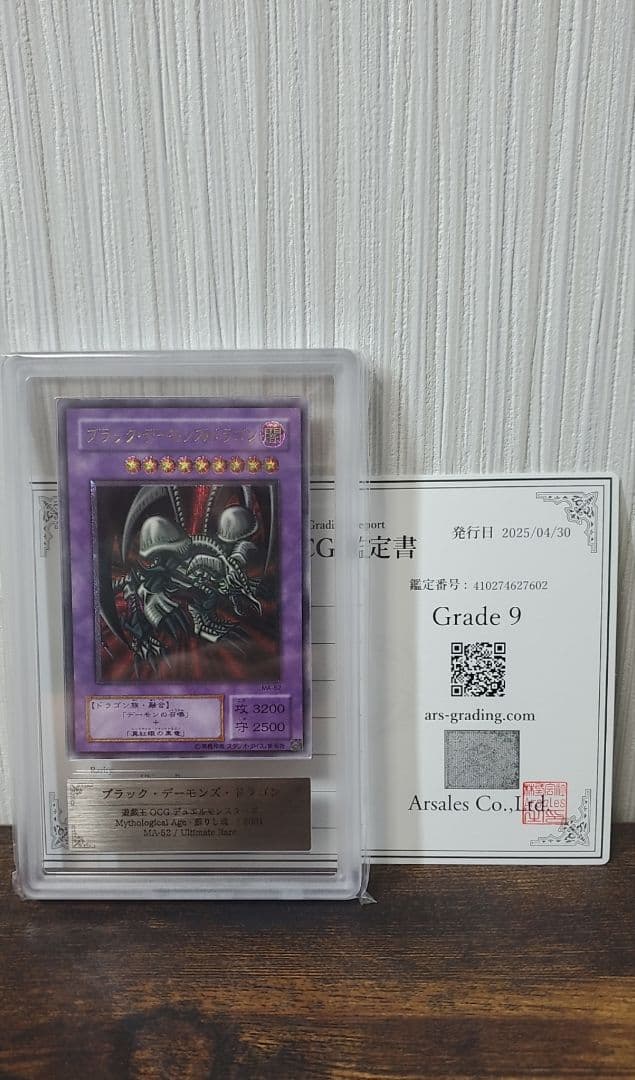 ブラック・デーモンズ・ドラゴン　ARS9【美品】