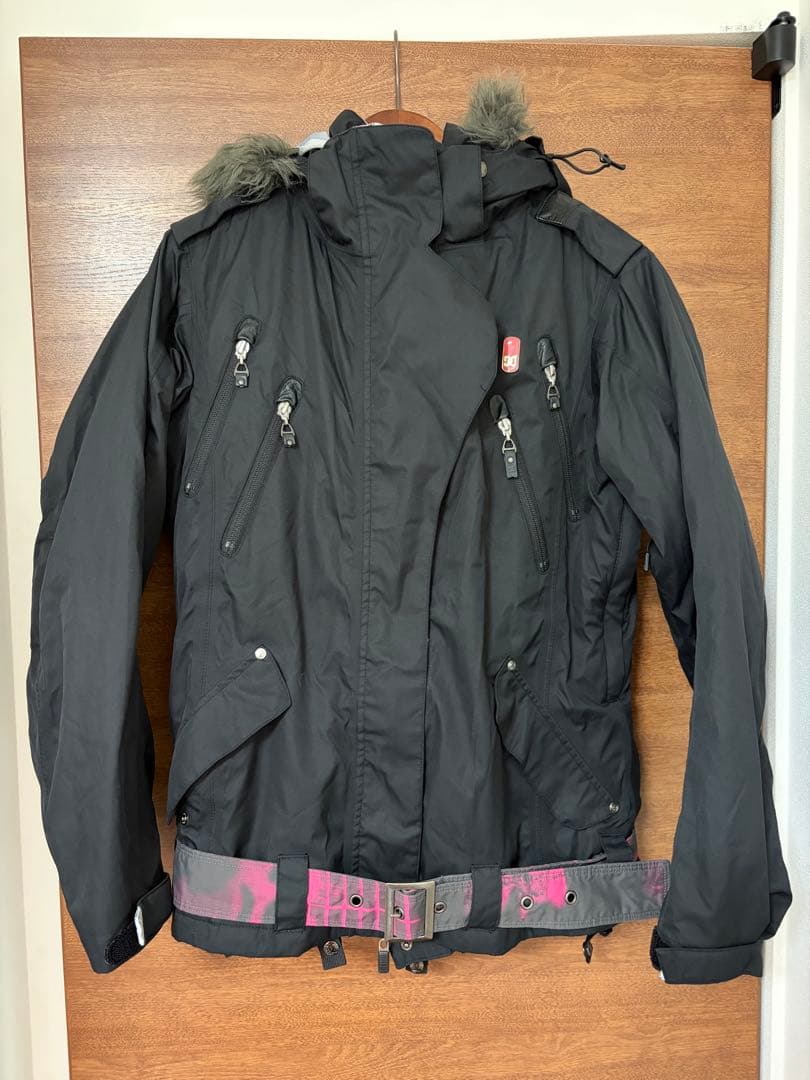 DC スノーボードウェア 上下セット　ブラック 女性用