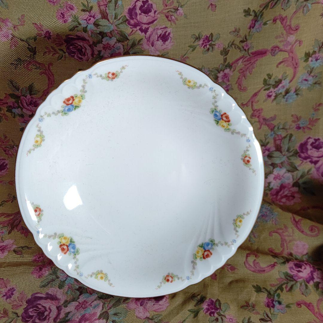 大倉陶園 小花散らし コンポートとカップ&ソーサーペア