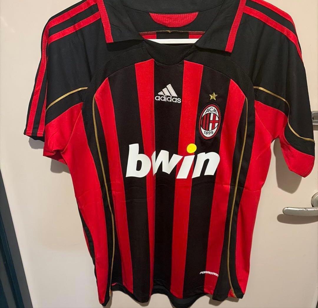 【正規品】ACミランMサイズ カカKAKAユニフォーム 06/07