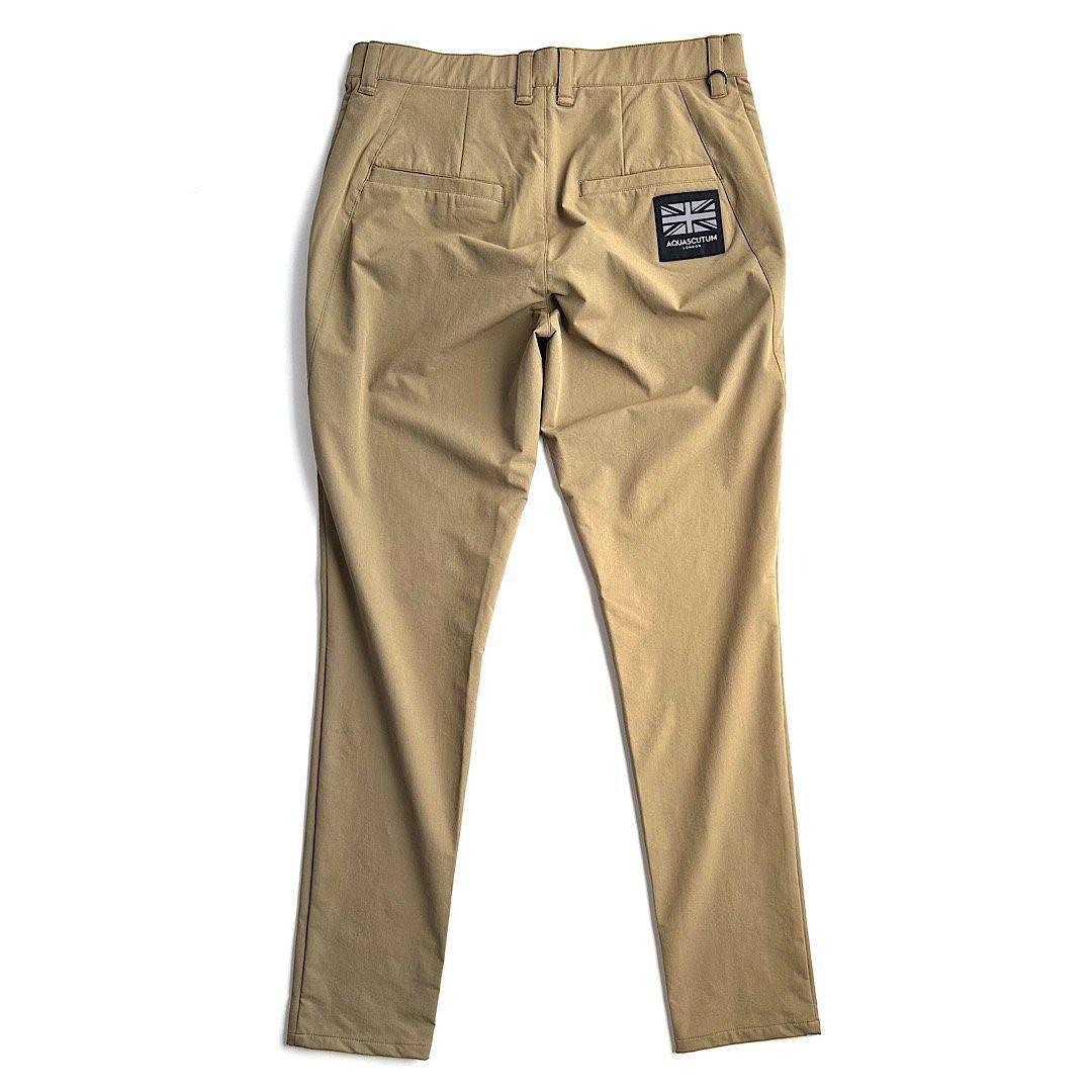 アクアスキュータムゴルフ メンズパンツ ゴルフウェア ベージュ 78cm