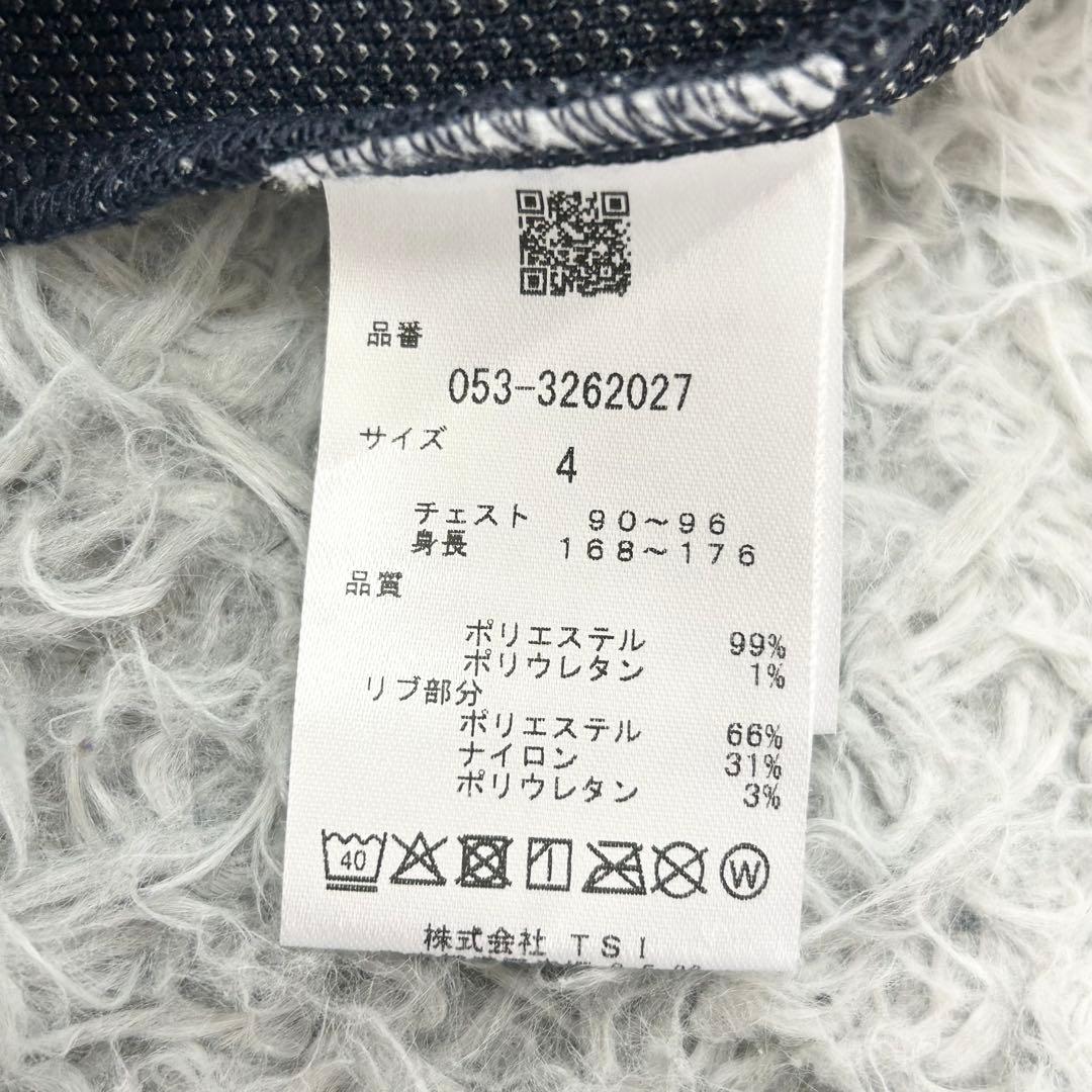 新品　パーリーゲイツ　パーカー　フーディ　ジャケット　チェック　サイズ4