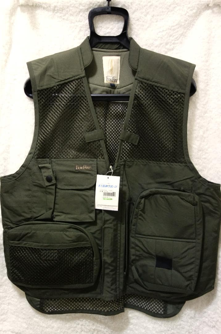 新品タグ付！フォックスファイヤー フォトレックベスト　メンズLサイズ