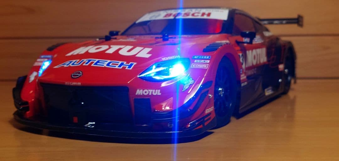 MOTUL AUTECH Z LEDライト付＆プロポバッテリー充電器完成品セット