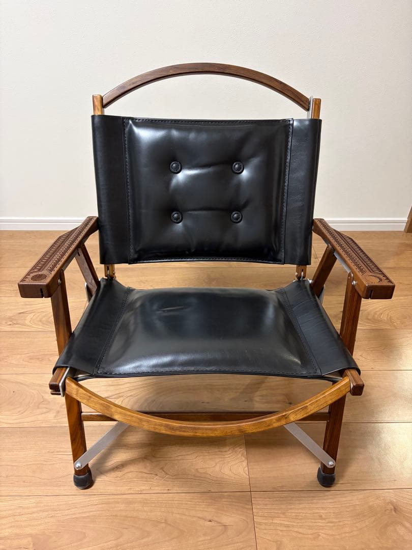 フルカスタム カーミットチェア ウォールナット レザーシート ヒジワル