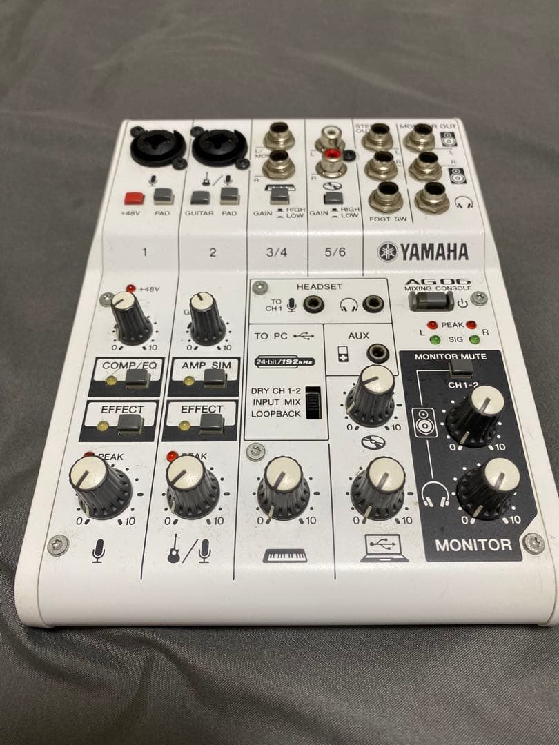 AG06 YAMAHA オーディオインターフェース 6チャンネル