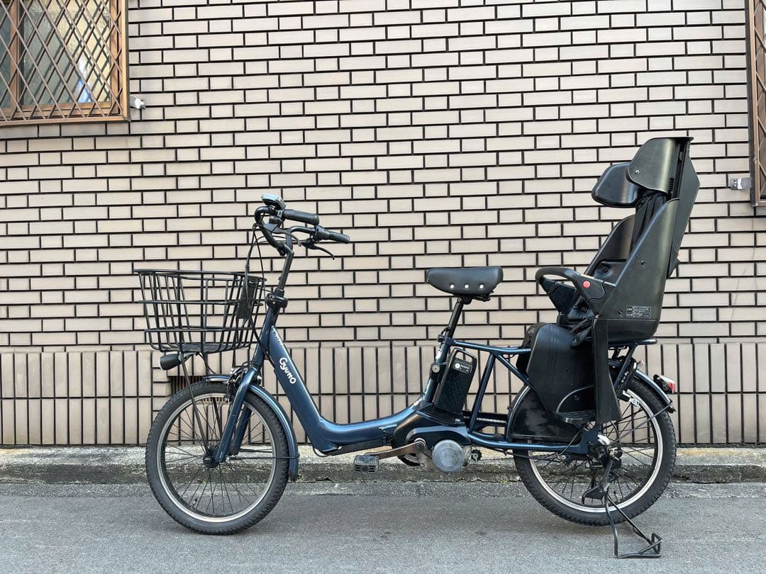 大阪限定16AhパナソニックGyutto電動アシスト自転車 チャイルドシート付き