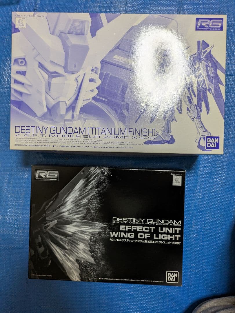 t*o様 1/144 RG デスティニーガンダム[チタニウムフィニッシュ]光の翼