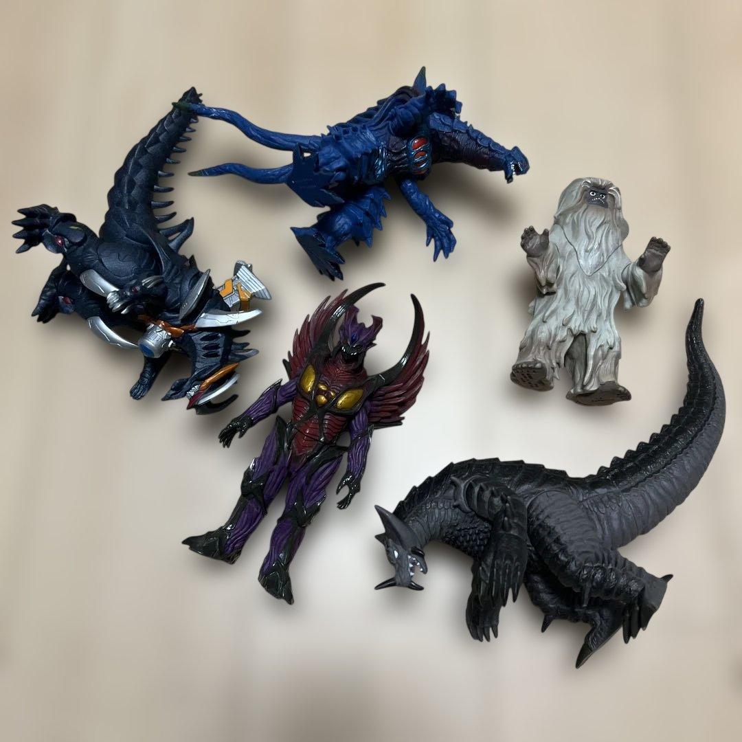 ウルトラマン　怪獣ソフビ　5種セット